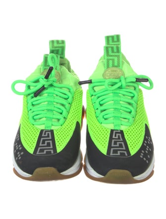 Versace Mesh Mesh Accents Sneakers