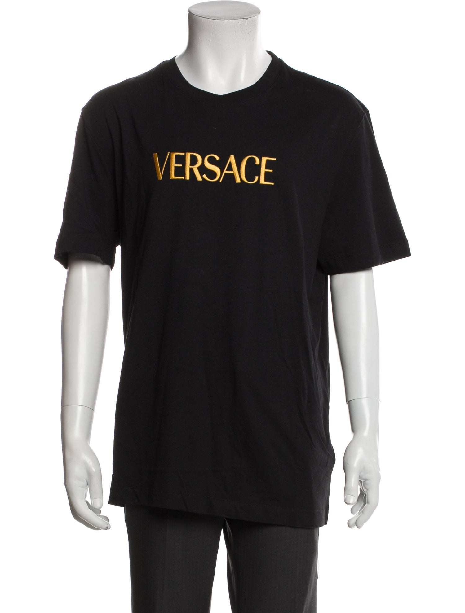 Versace Graphic Print Crew Neck T-Shirt
