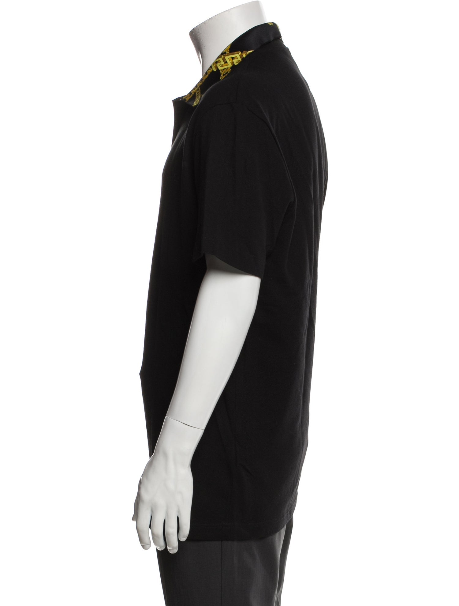 Versace Crew Neck Short Sleeve Polo Shirt