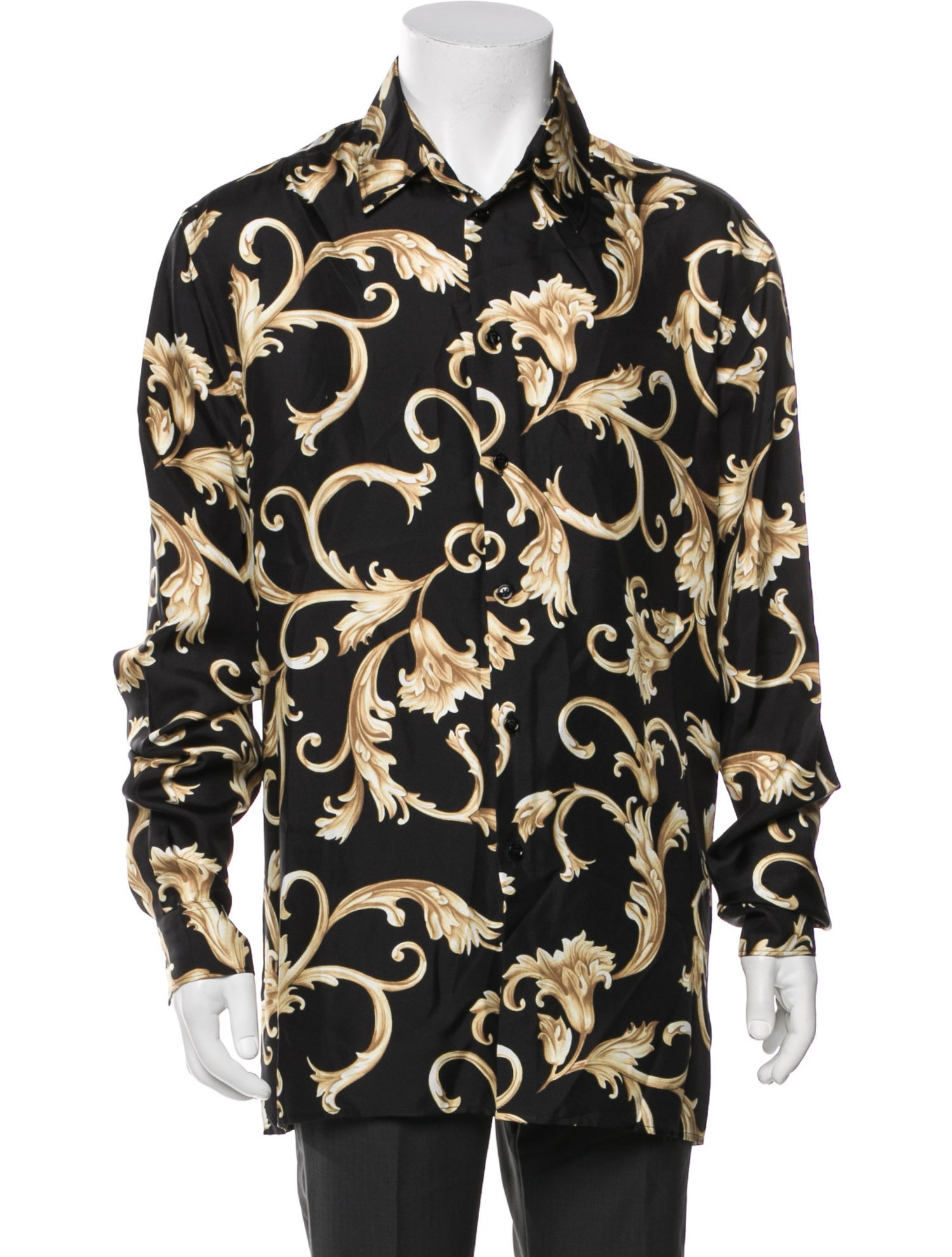 Versace Silk Printed Shirt