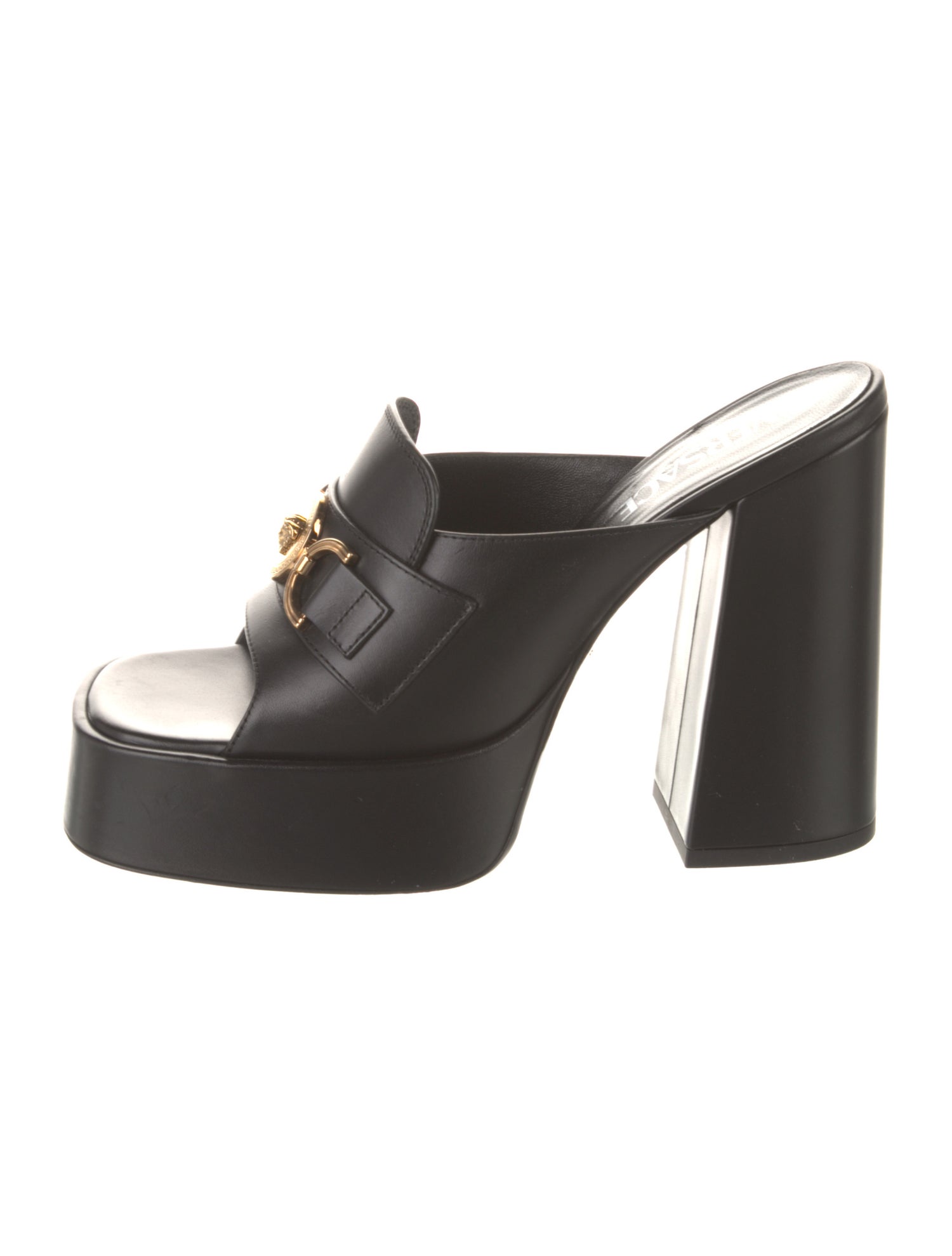 Versace Leather Slides