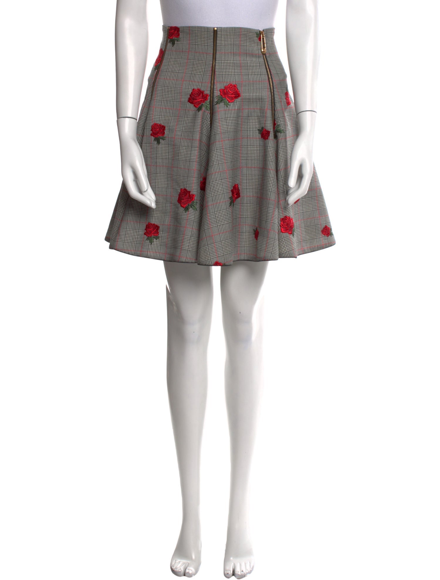 Versace Virgin Wool Mini Skirt