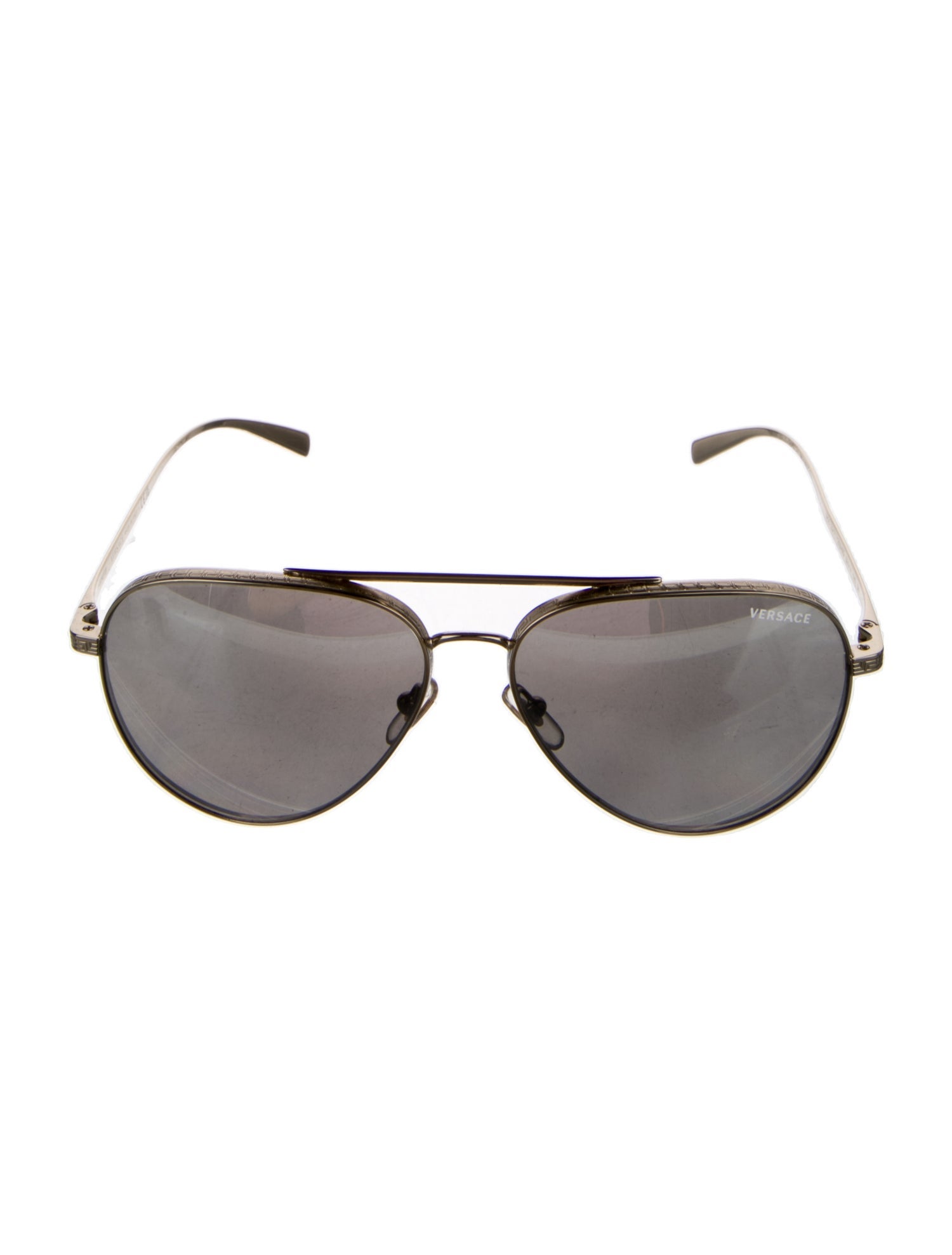 Versace Aviator Tinted Sunglasses