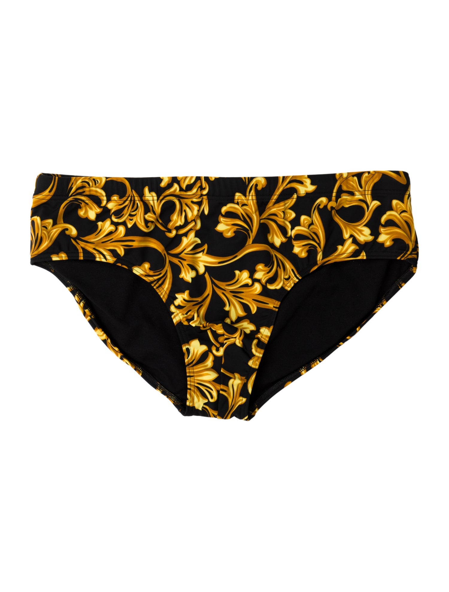 Versace Grecca Pattern Printed Swim Briefs