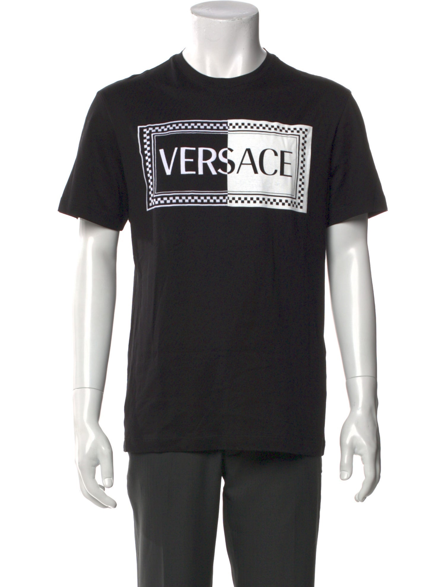Versace Graphic Print Crew Neck T-Shirt