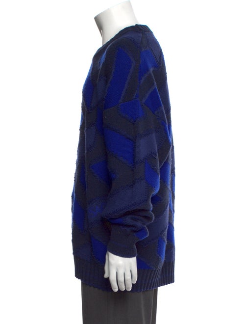 Versace Virgin Wool Printed Pullover