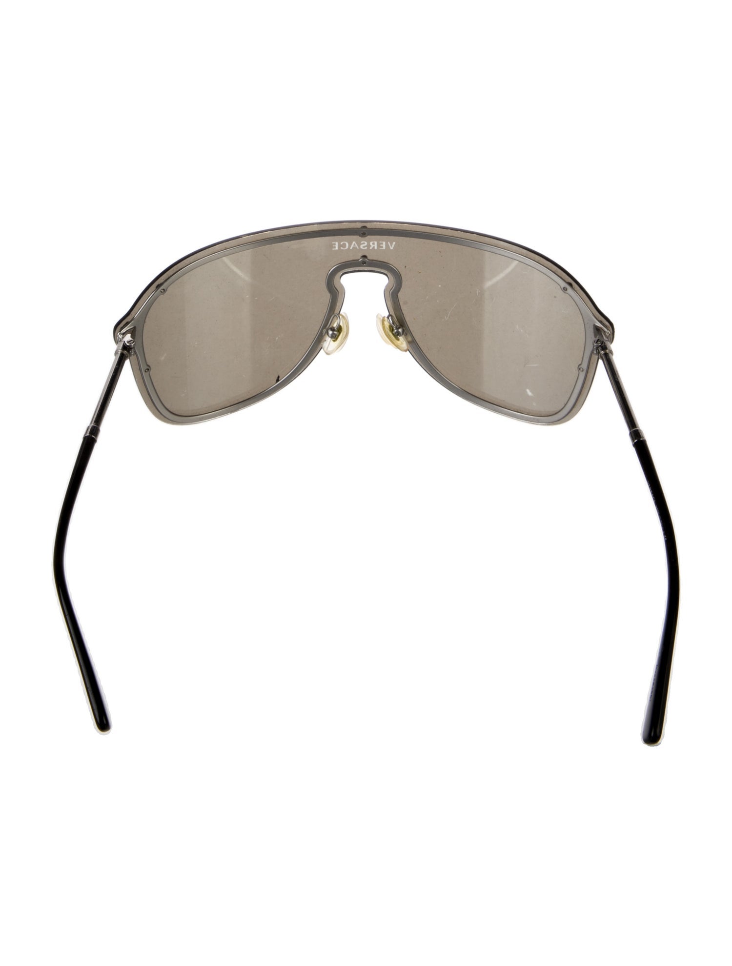 Versace Shield Mirrored Sunglasses