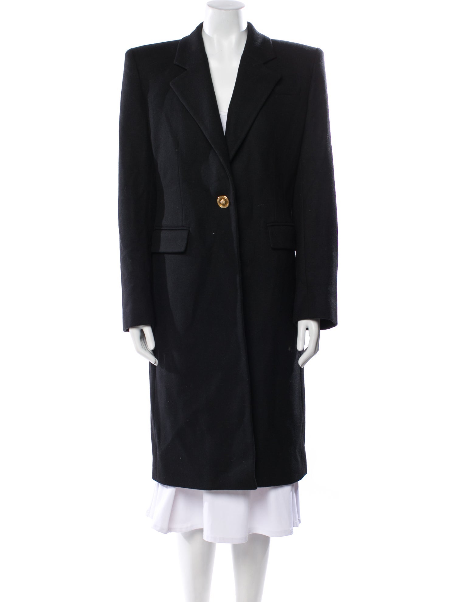 Versace Virgin Wool Coat