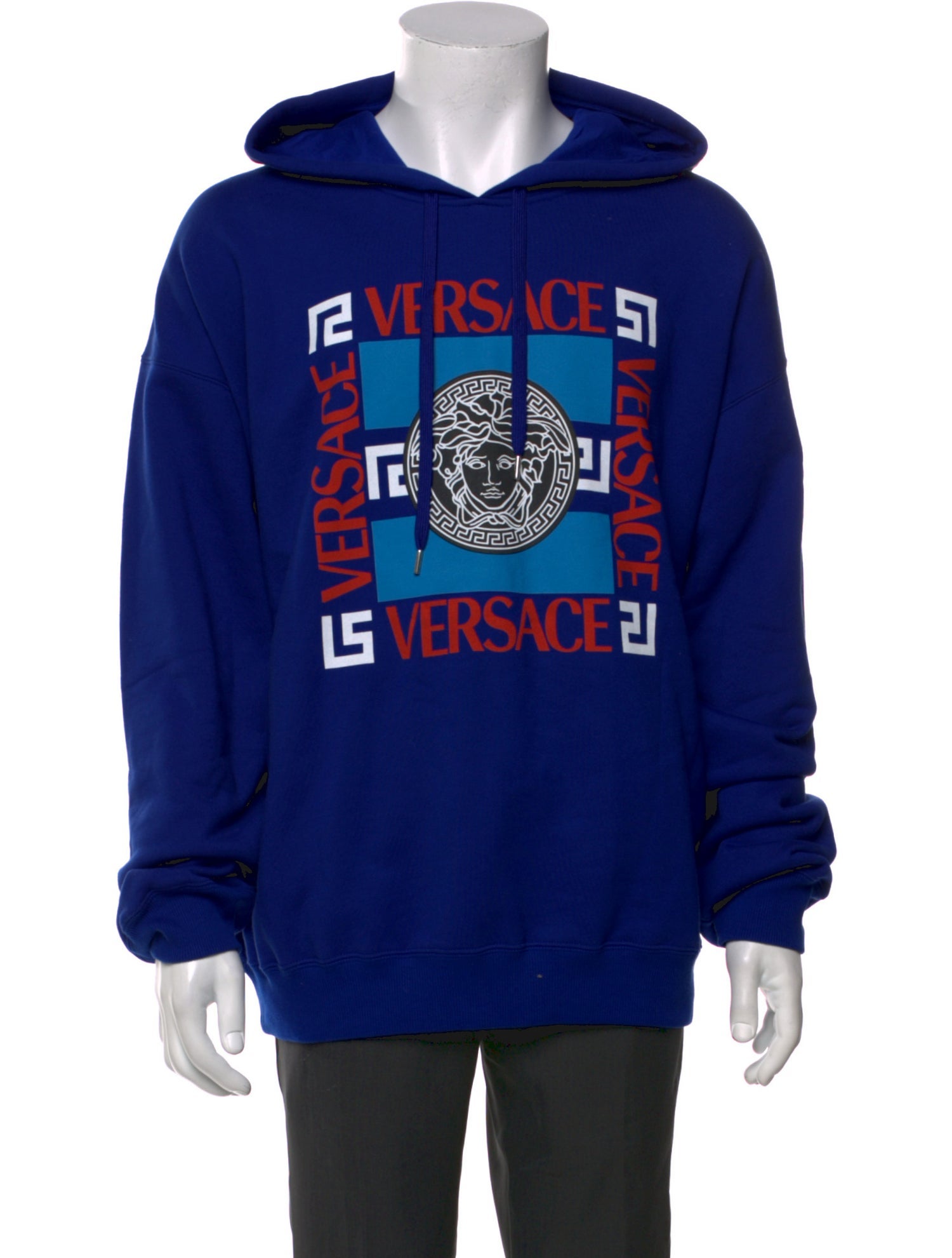 Versace Graphic Print Crew Neck Hoodie w/ Tags