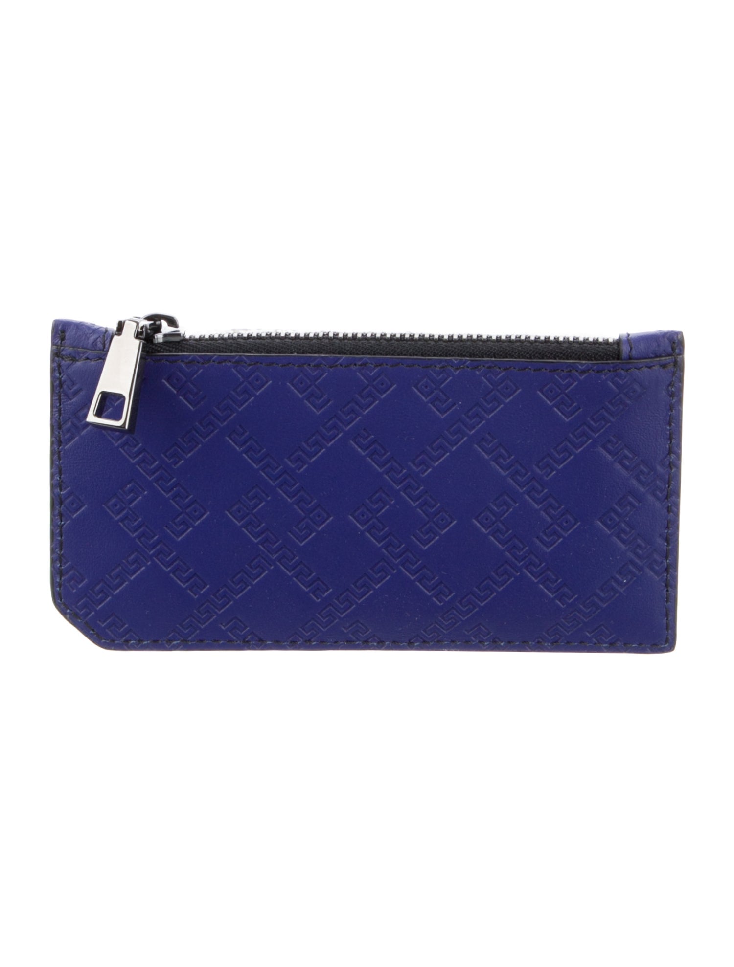 Versace Leather Printed Wallet