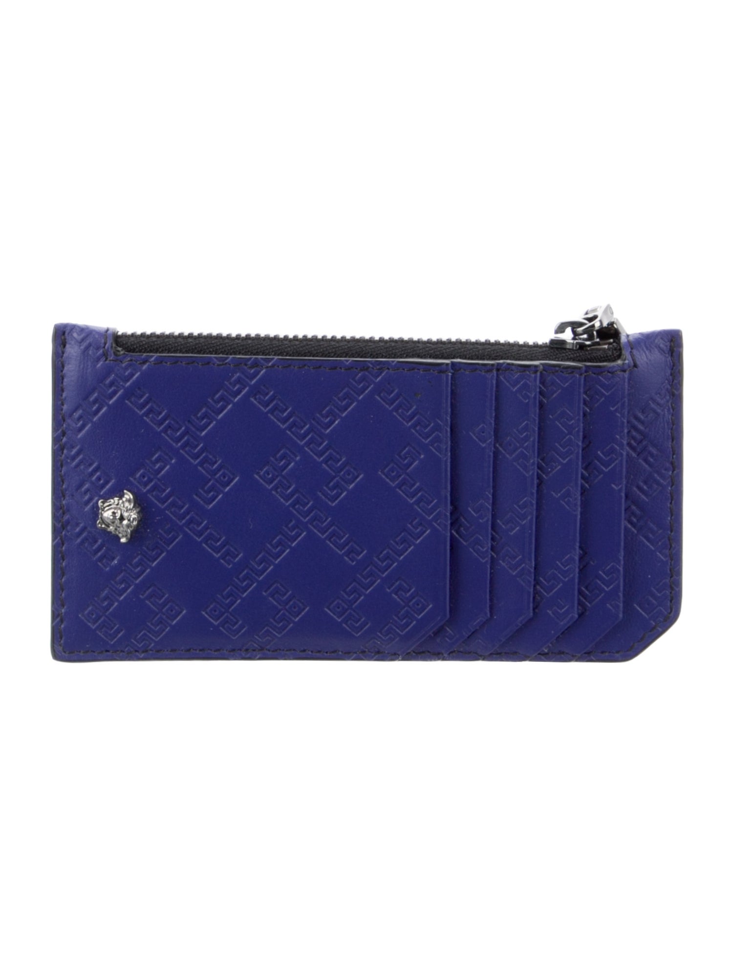 Versace Leather Printed Wallet