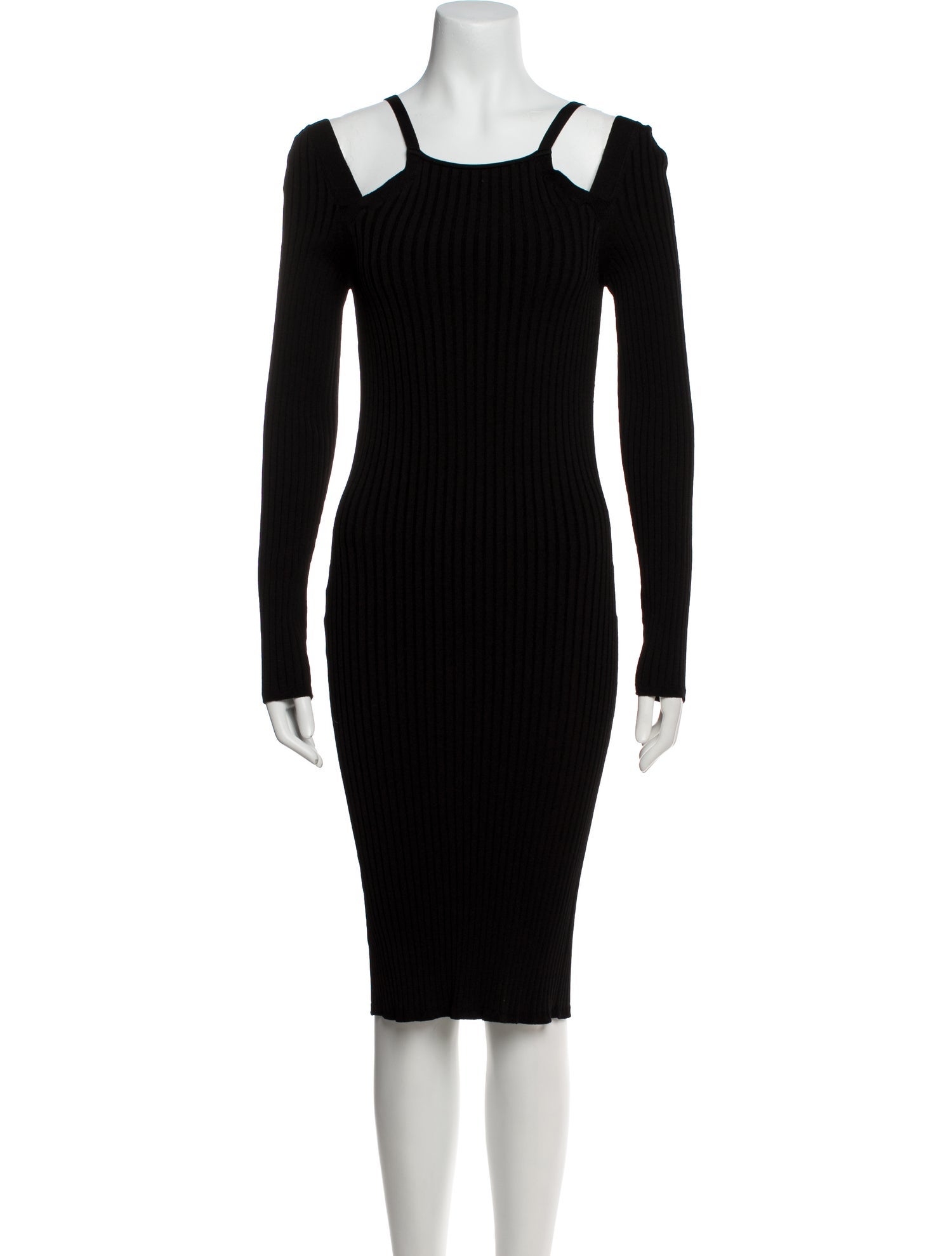 Versace Square Neckline Midi Length Dress