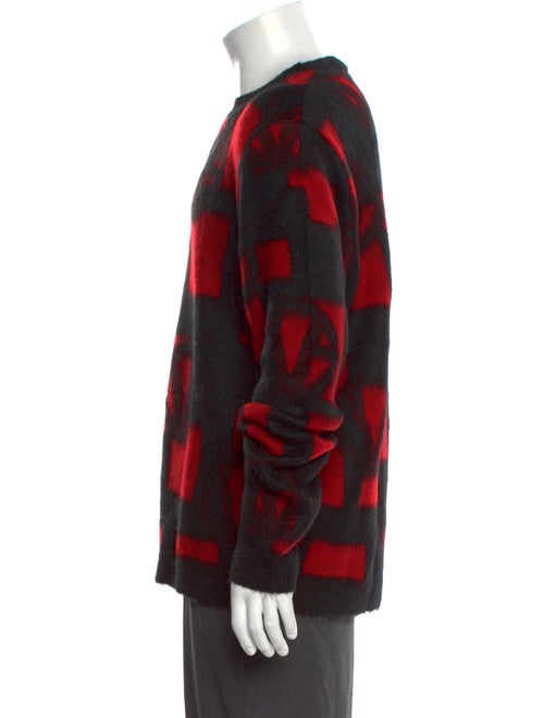 Versace Printed Crew Neck Pullover