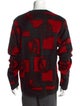 Versace Printed Crew Neck Pullover