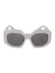 Versace Oversize Tinted Sunglasses