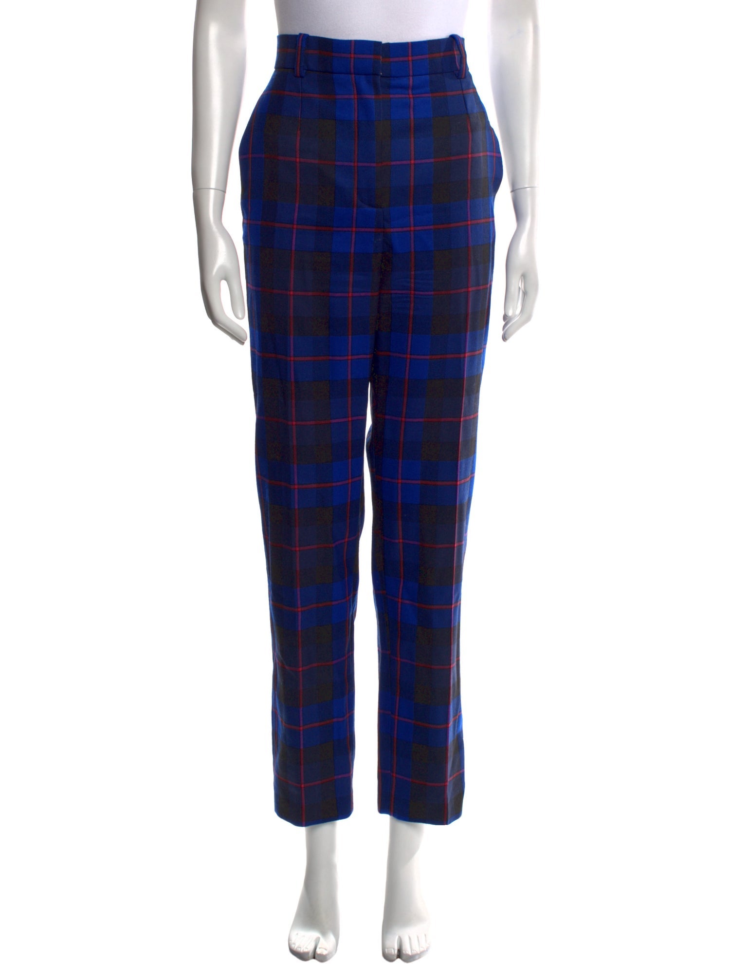 Versace Wool Straight Leg Pants