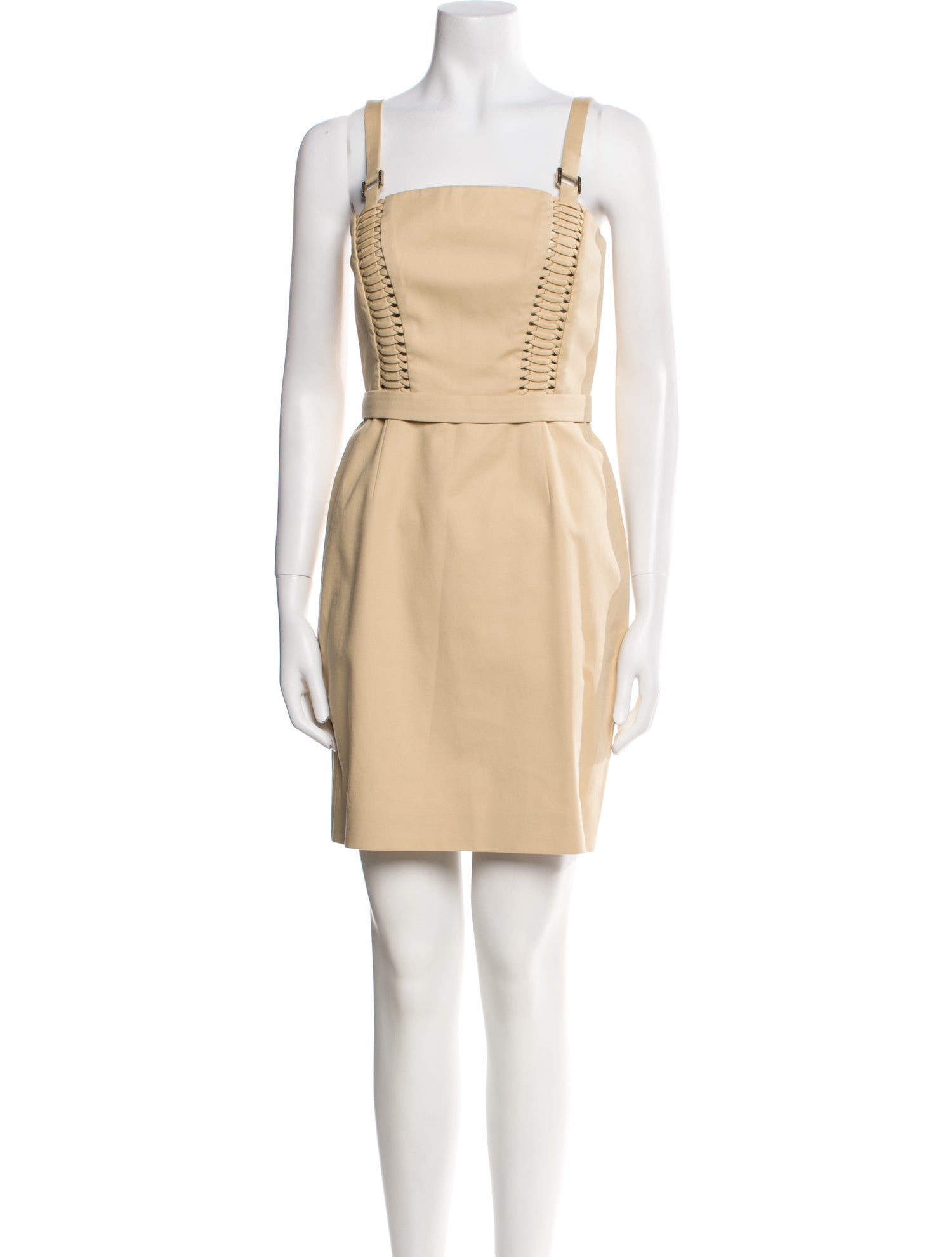 Versace Square Neckline Mini Dress