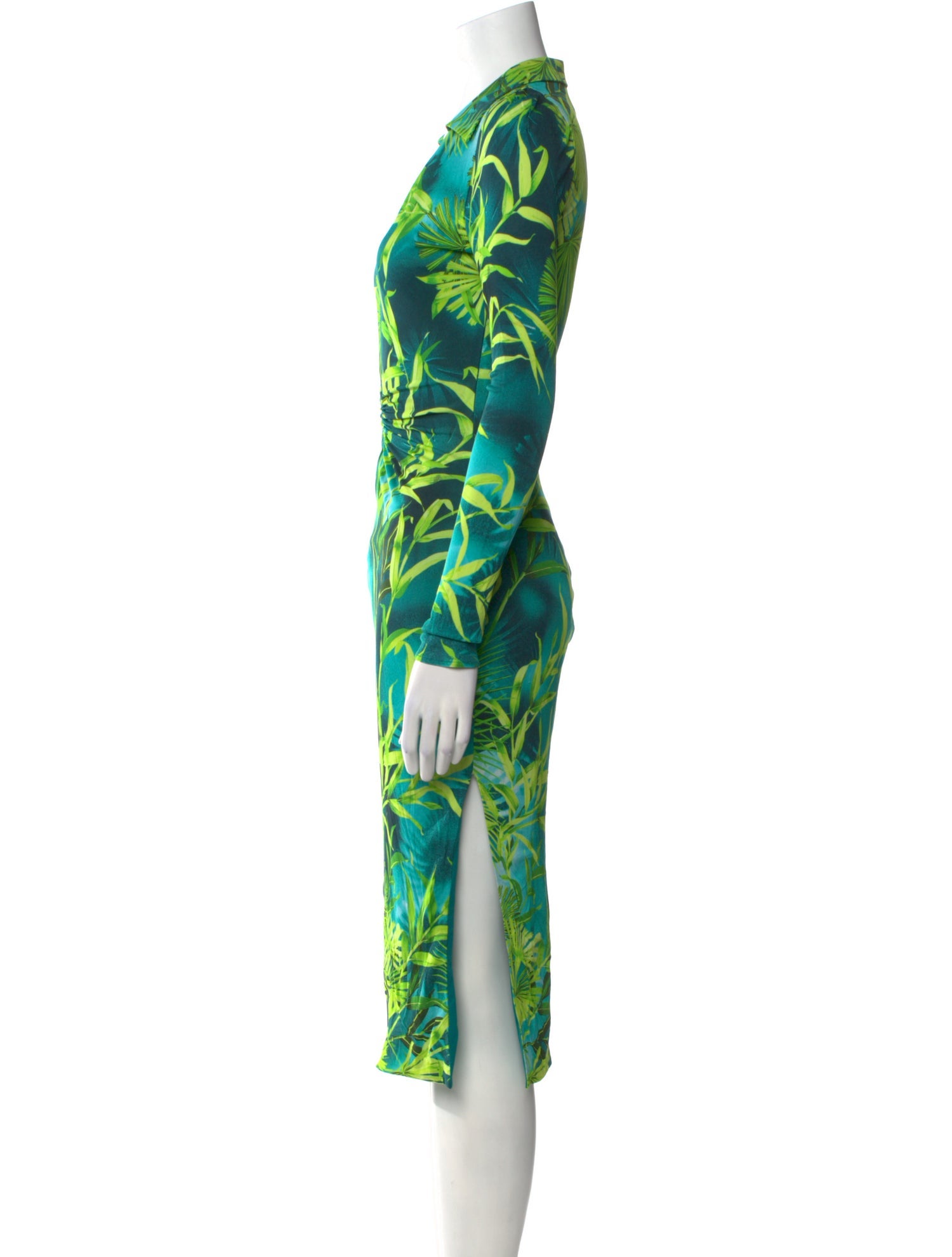 Versace Printed Midi Length Dress