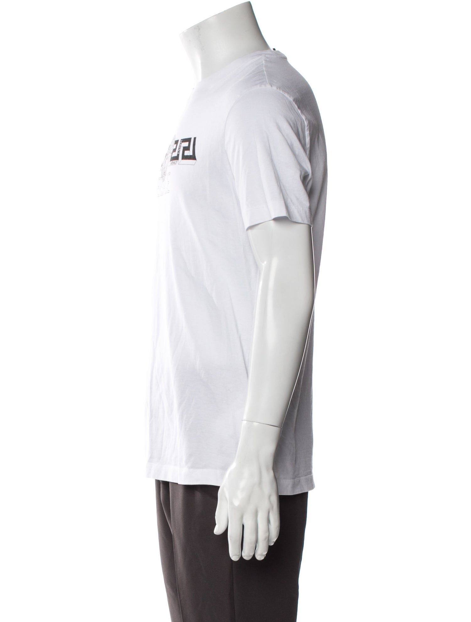 Versace Graphic Print Crew Neck T-Shirt