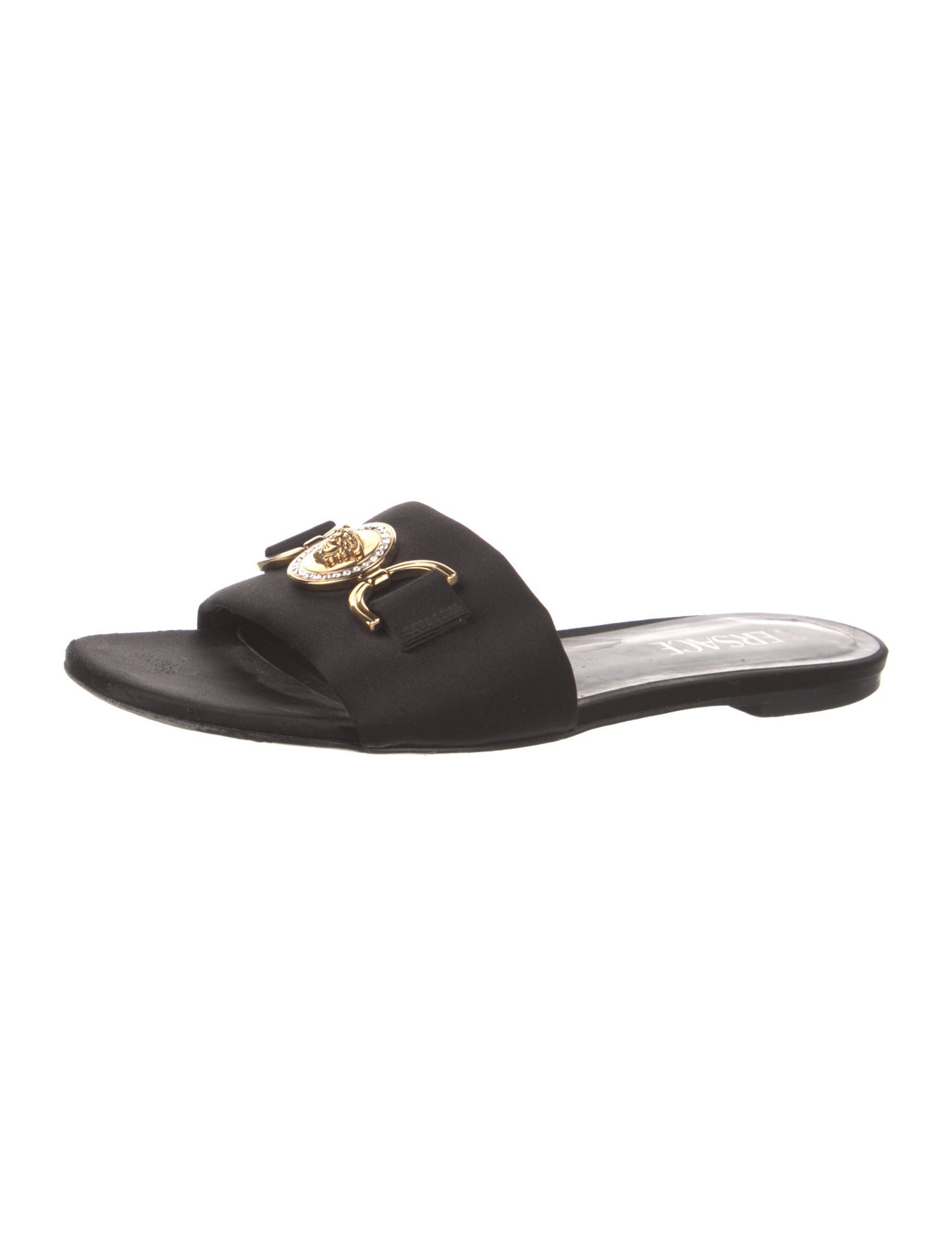 Versace Satin Slides