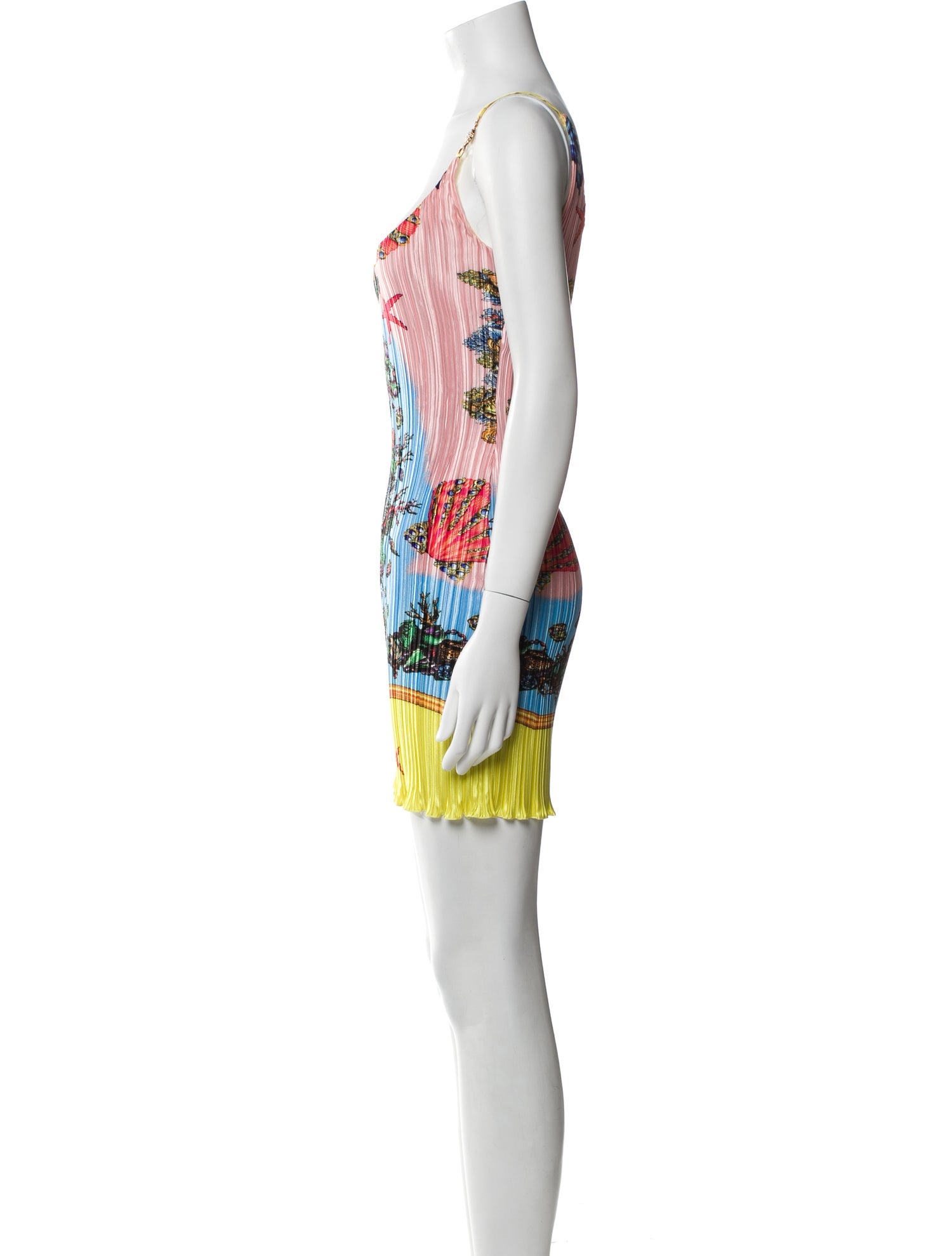 Versace Printed Mini Dress