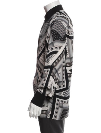 Versace Printed Long Sleeve Shirt
