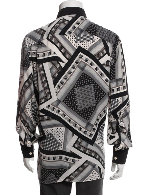 Versace Printed Long Sleeve Shirt