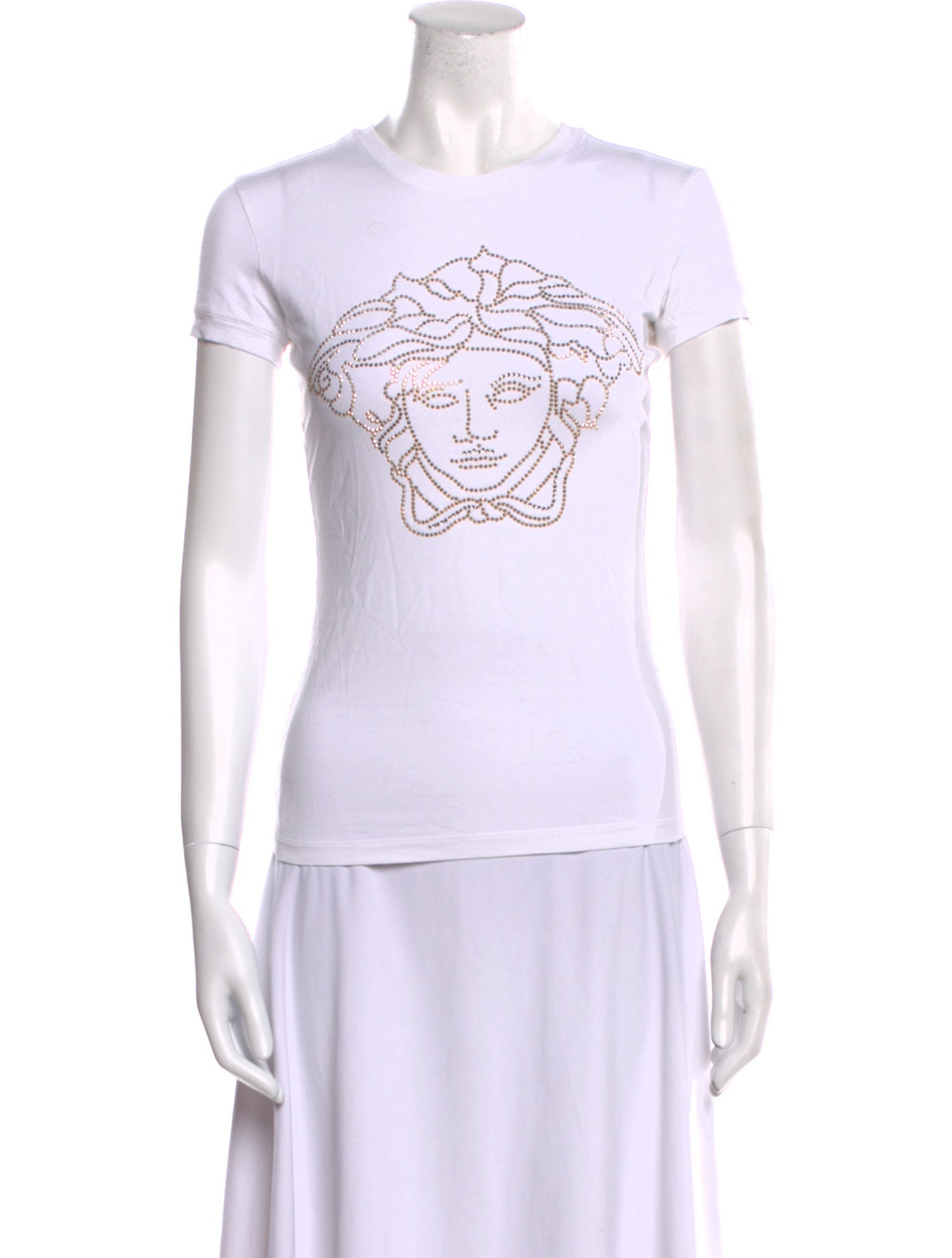 Versace Graphic Print Crew Neck T-Shirt