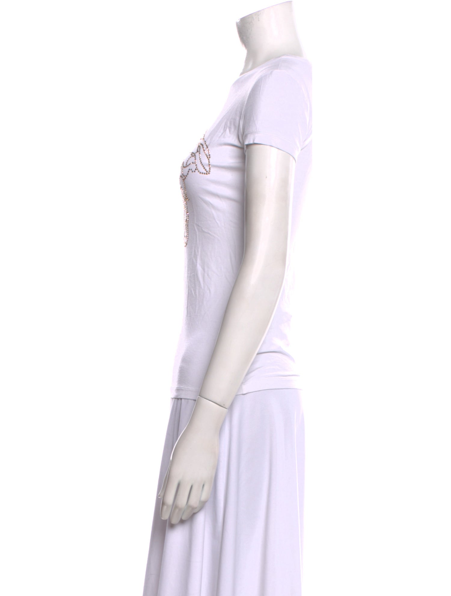 Versace Graphic Print Crew Neck T-Shirt