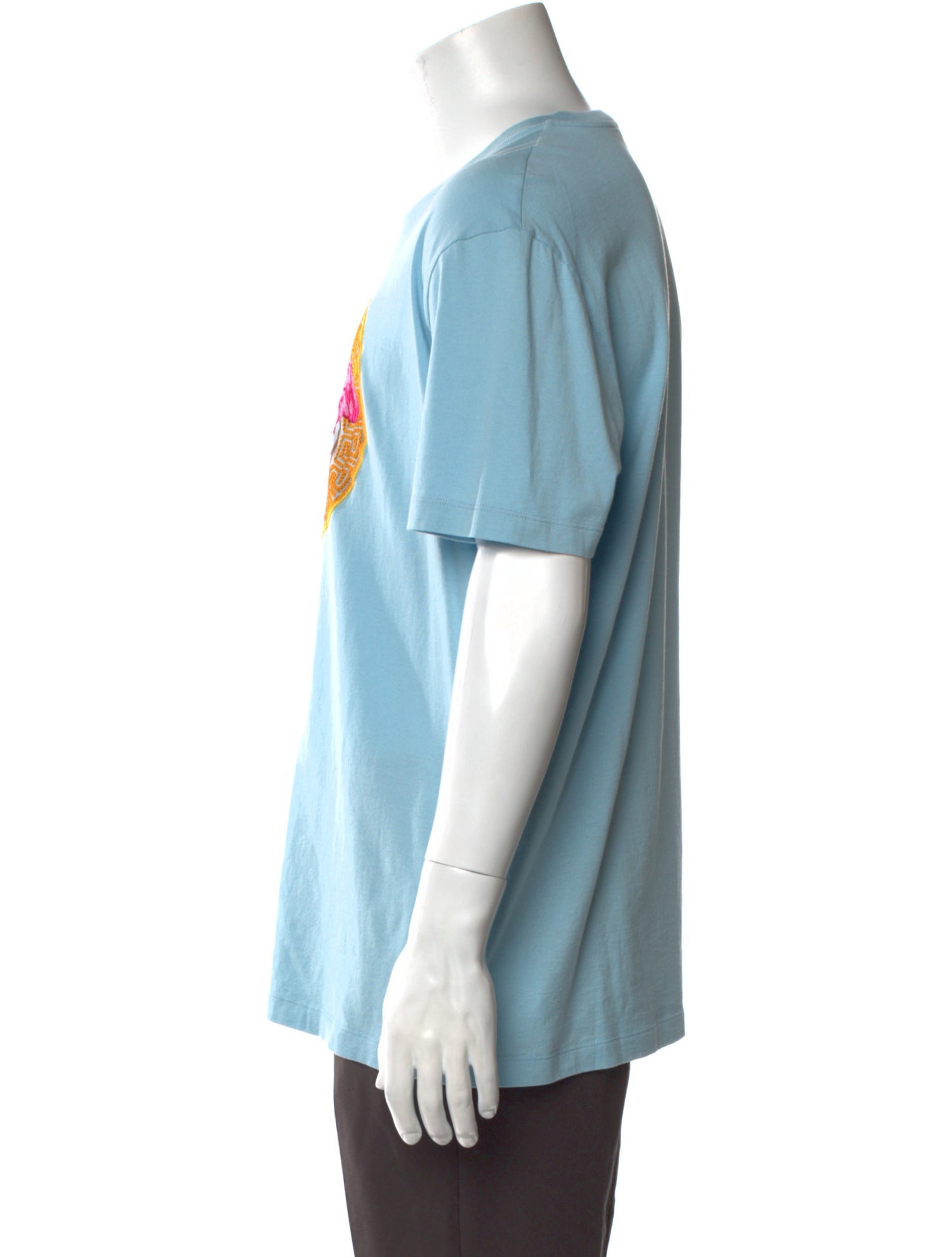 Versace Graphic Print Crew Neck T-Shirt