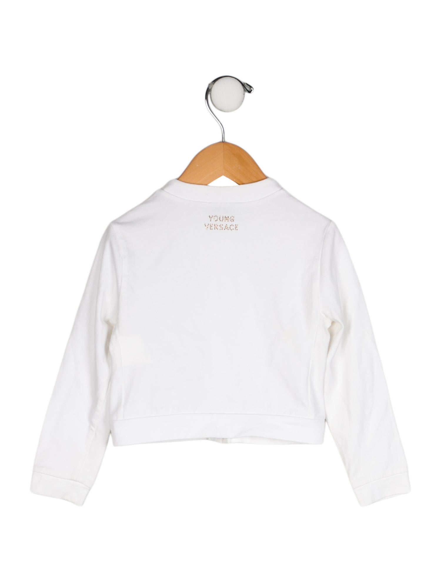 Versace Beaded Long Sleeve Top