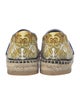 Versace Medusa Insignia Canvas Espadrilles