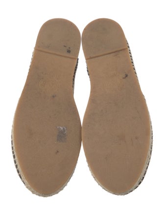 Versace Medusa Insignia Canvas Espadrilles