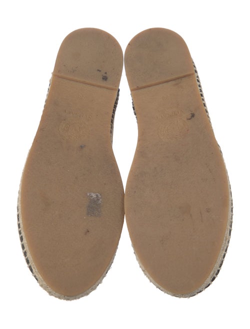 Versace Medusa Insignia Canvas Espadrilles