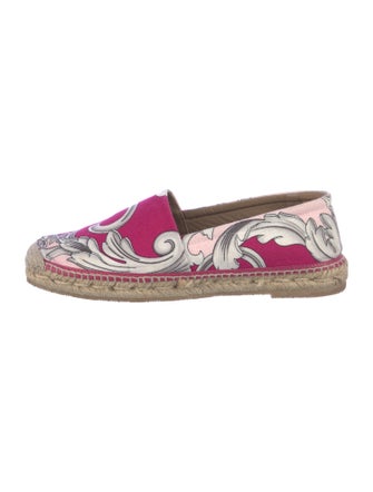 Versace Canvas Printed Espadrilles