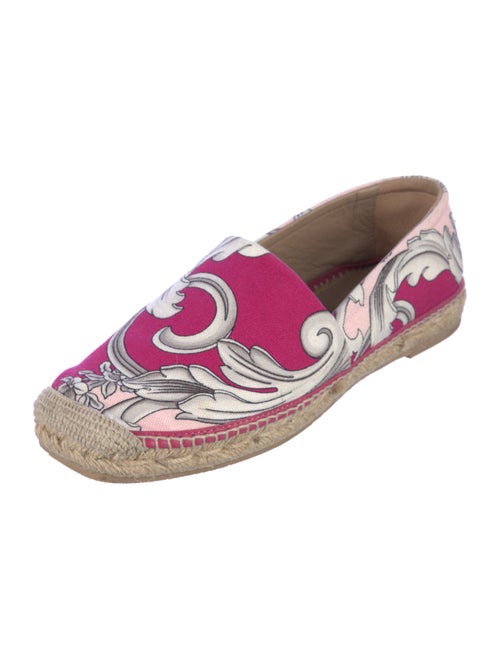 Versace Canvas Printed Espadrilles