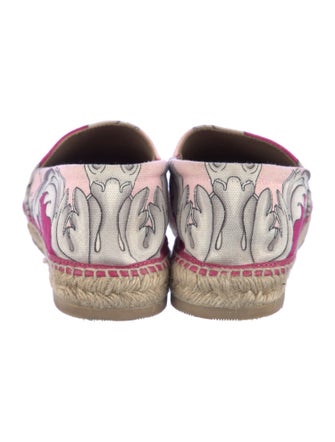 Versace Canvas Printed Espadrilles