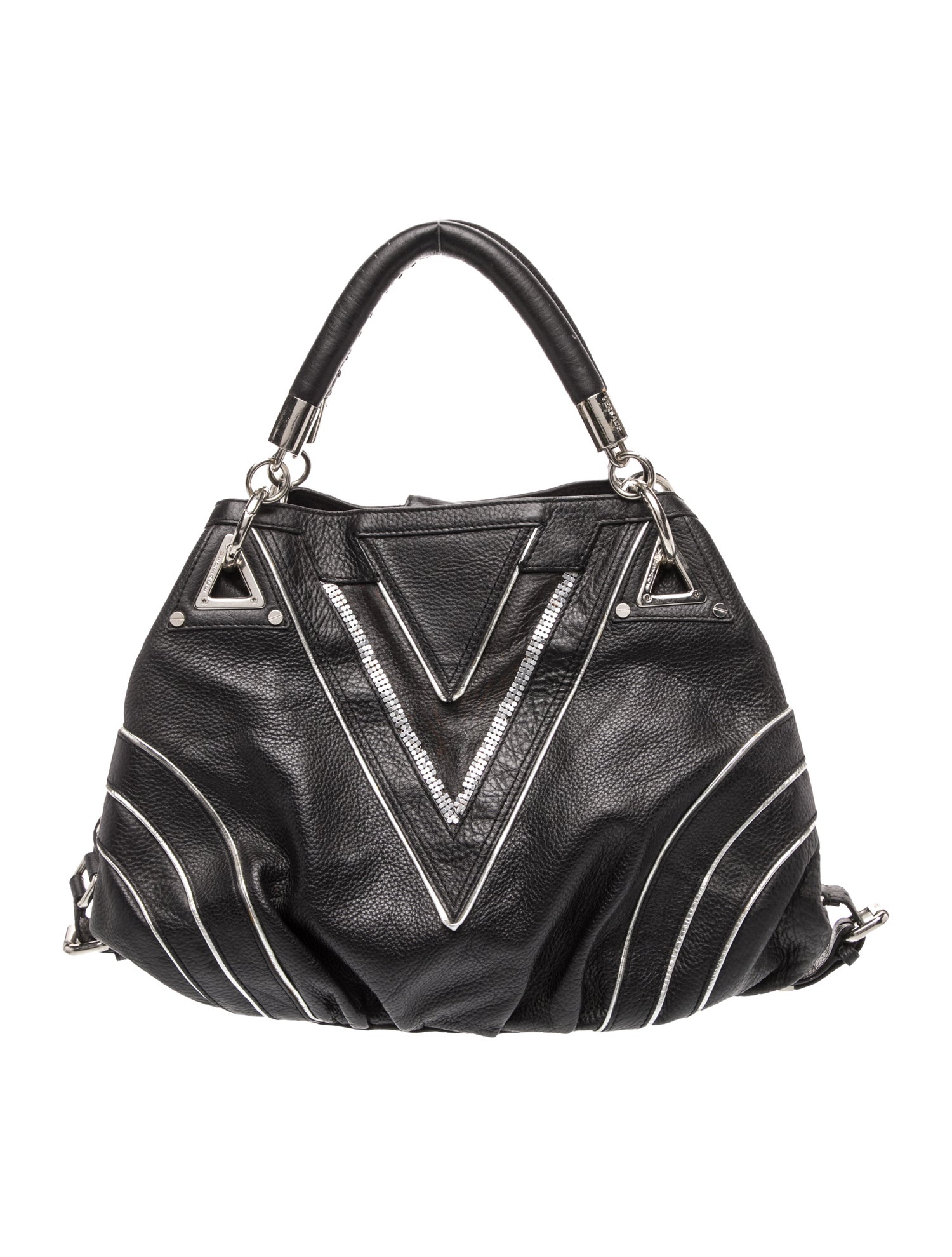 Versace Leather Hobo