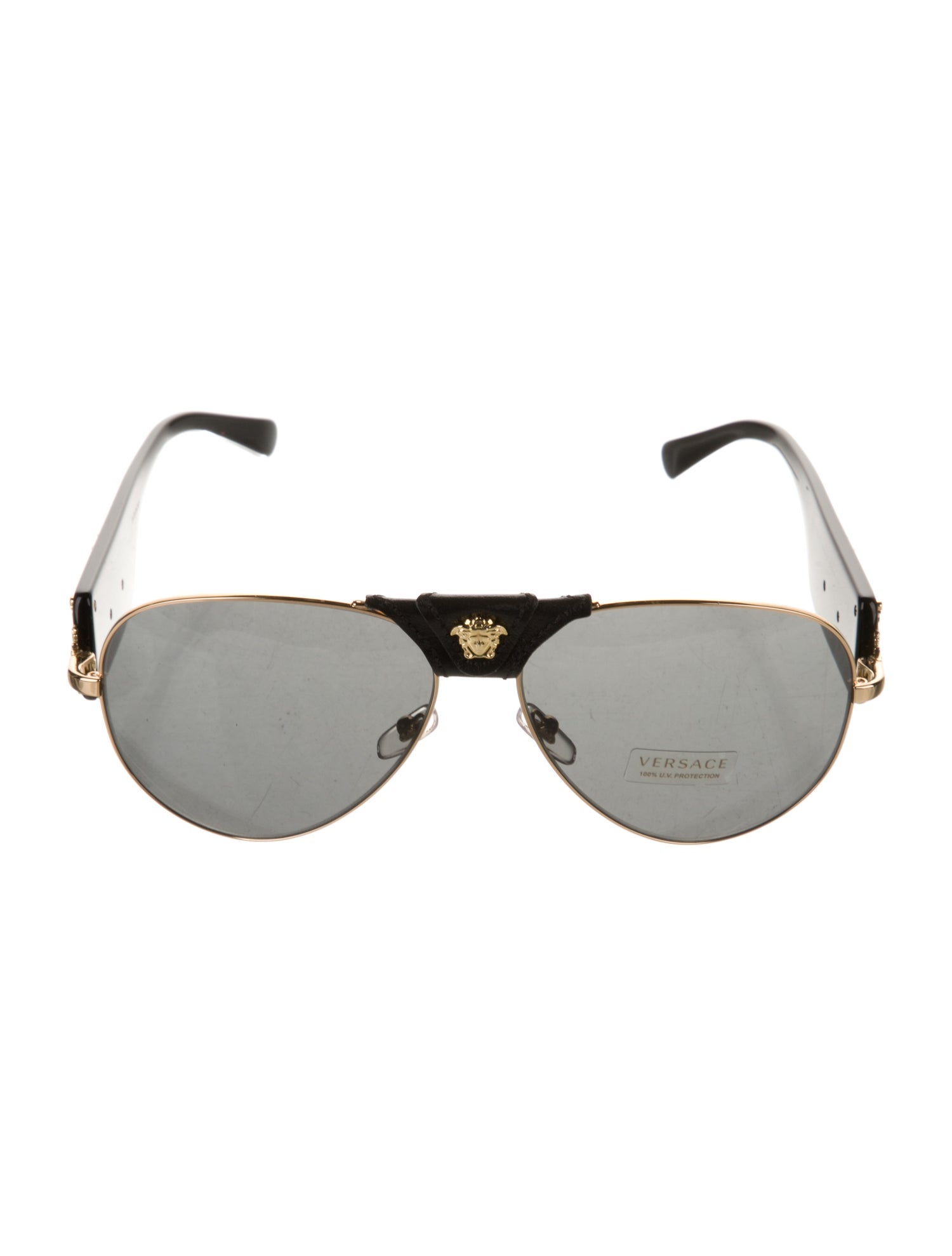 Versace Aviator Tinted Sunglasses
