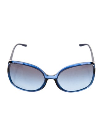 Versace Oversize Gradient Sunglasses