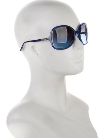 Versace Oversize Gradient Sunglasses
