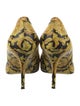 Versace Medusa Insignia Leather Pumps