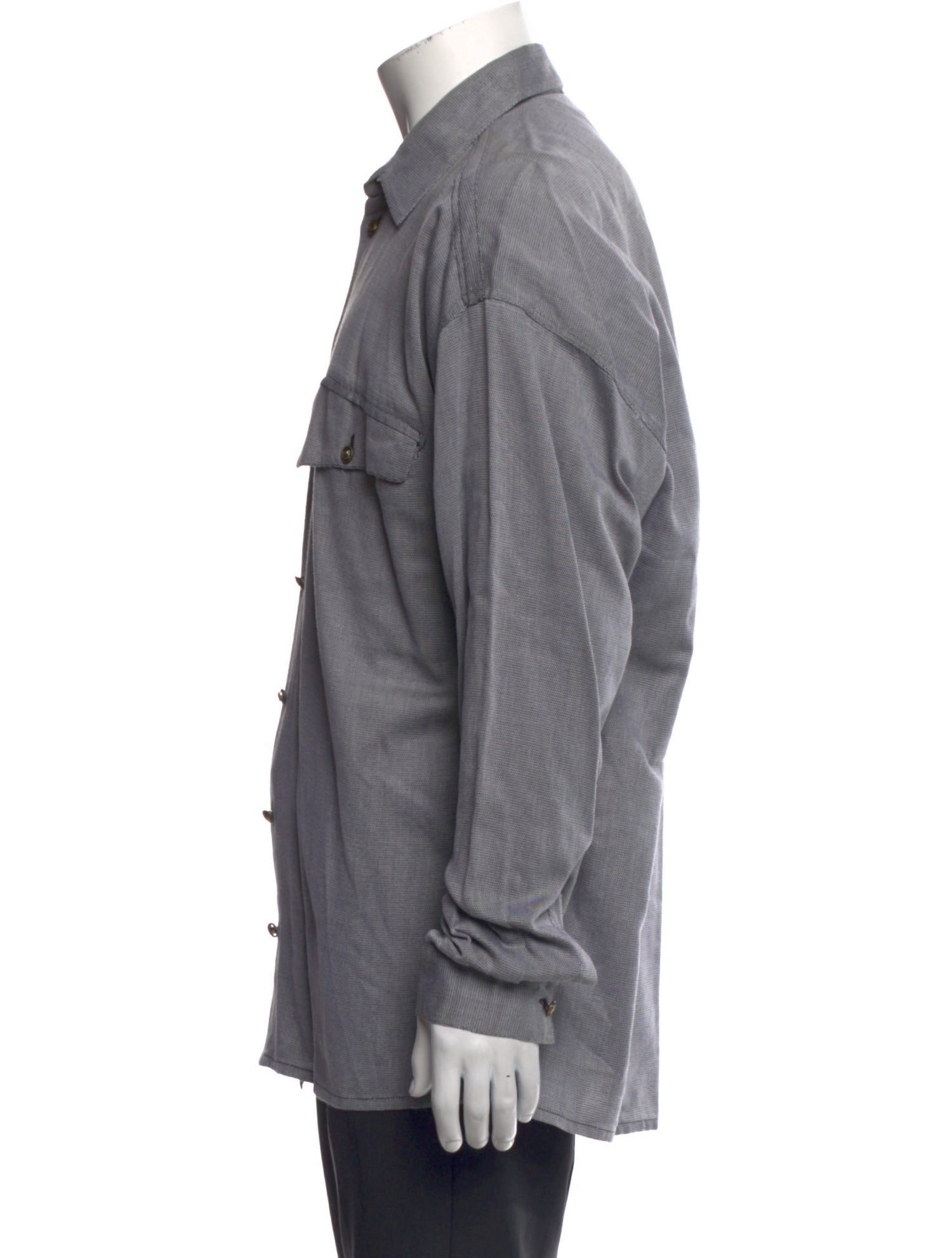 Versace Medusa Insignia Long Sleeve Dress Shirt