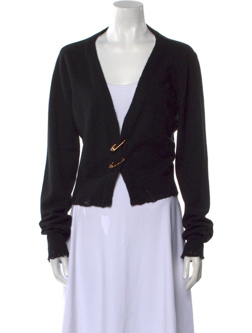 Versace Cashmere V-Neck Sweater