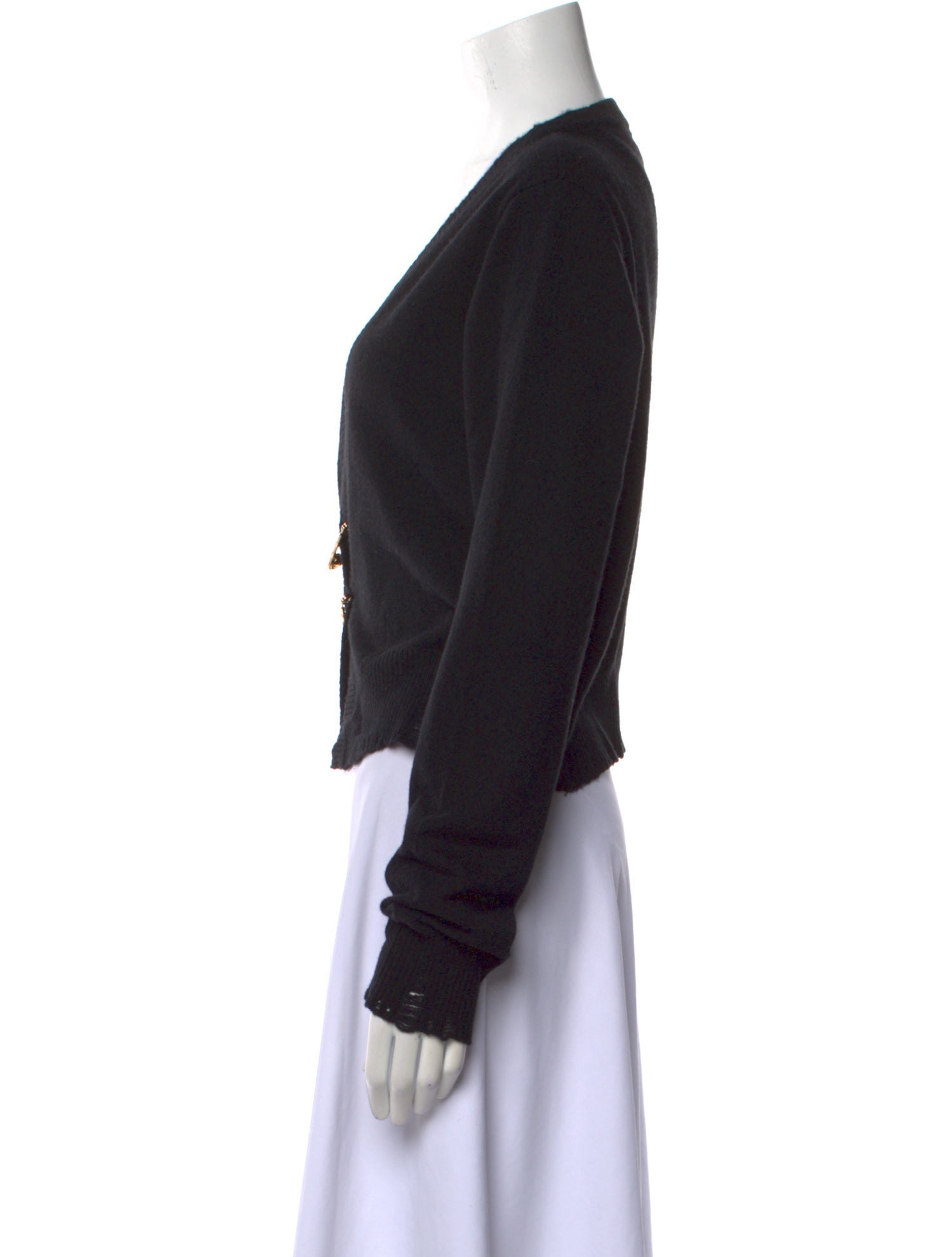 Versace Cashmere V-Neck Sweater