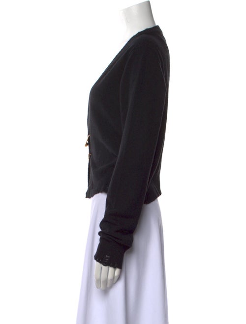 Versace Cashmere V-Neck Sweater