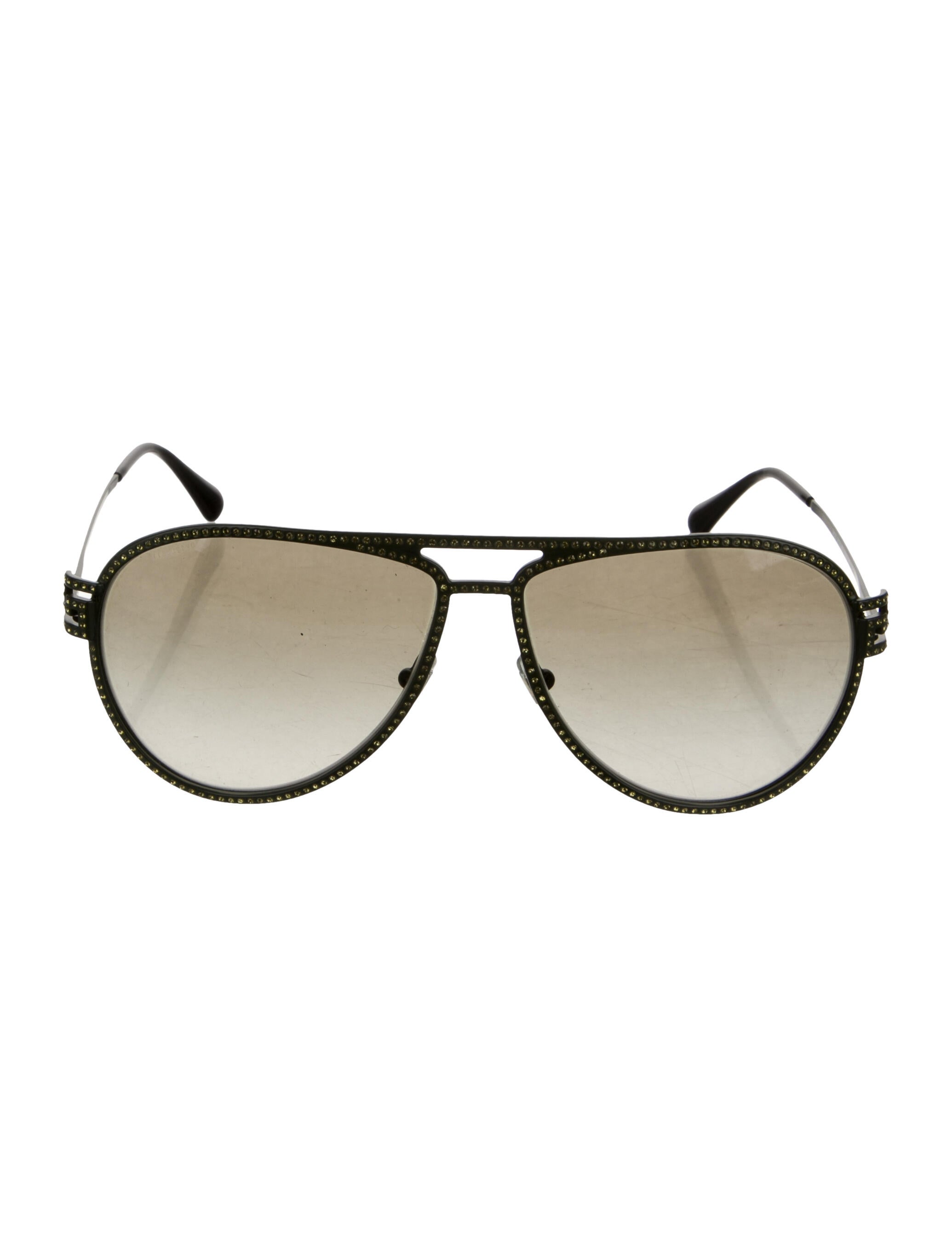 Versace Aviator Gradient Sunglasses