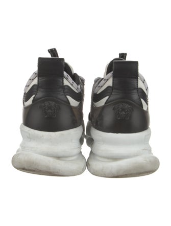 Versace Mesh Polka Dot Print Sneakers