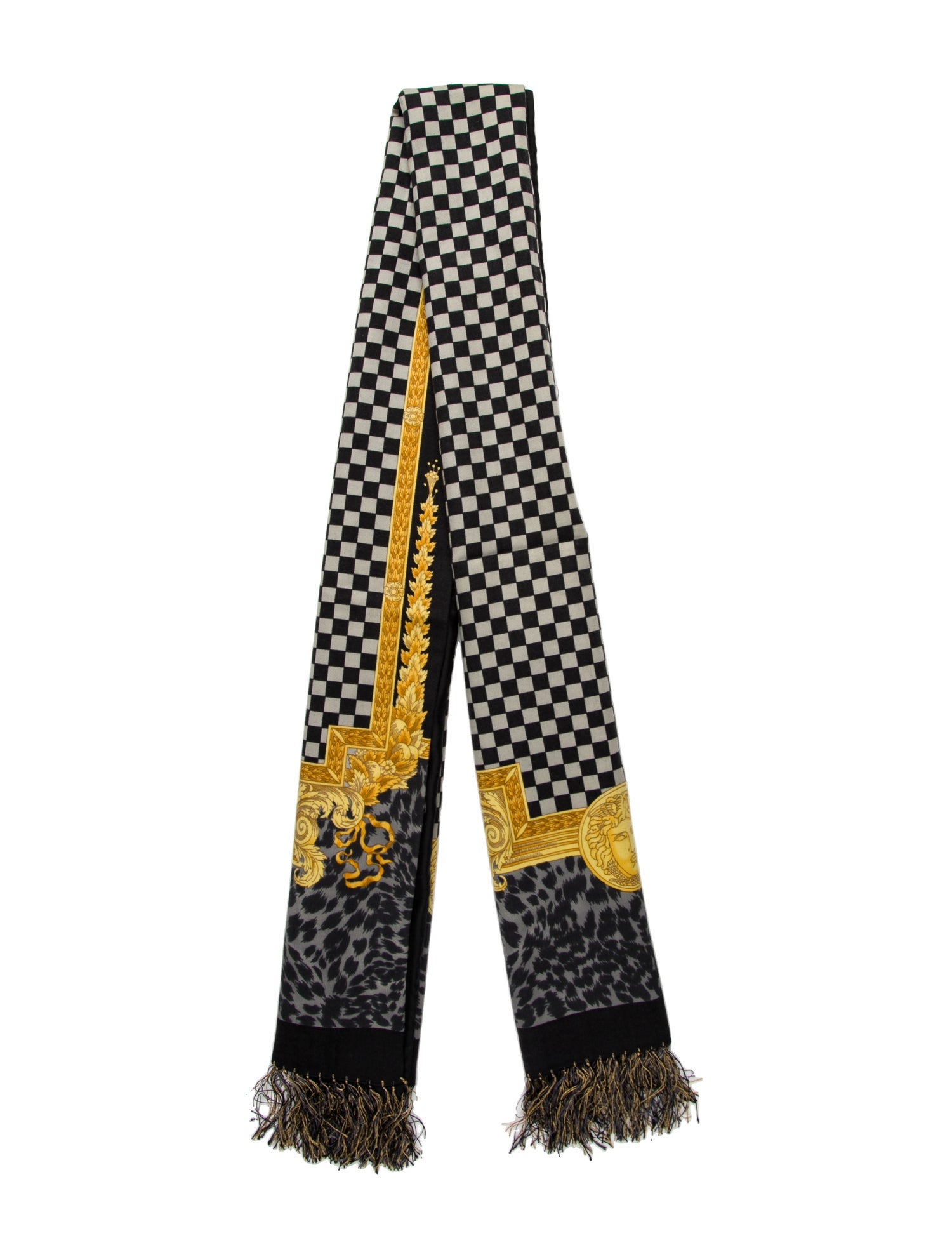 Versace Silk Printed Scarf