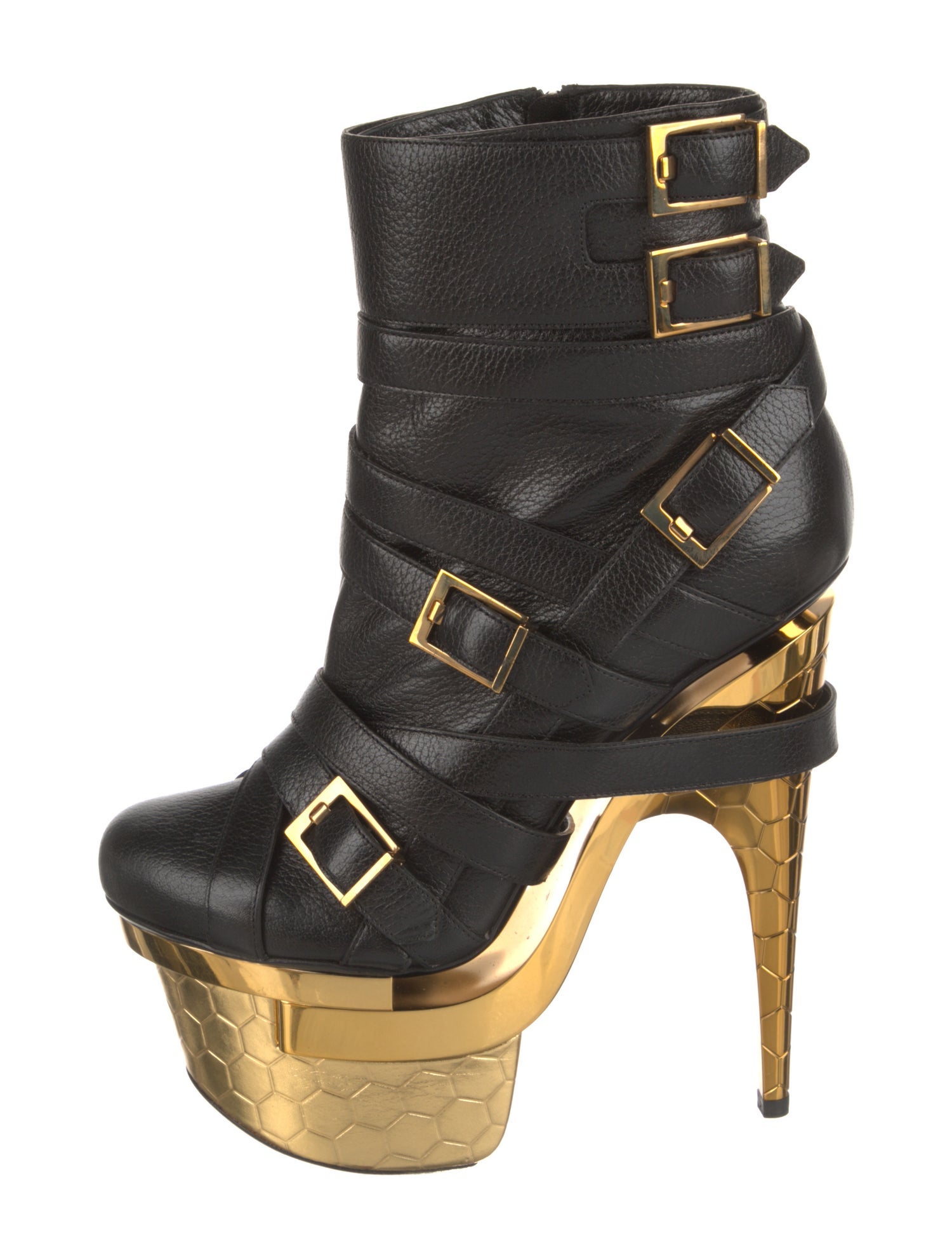 Versace Leather Boots